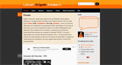 Desktop Screenshot of javierdelgado.net